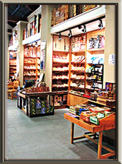 Commercial Merchandise Display Shelving - Cigars International, Bethlehem, PA