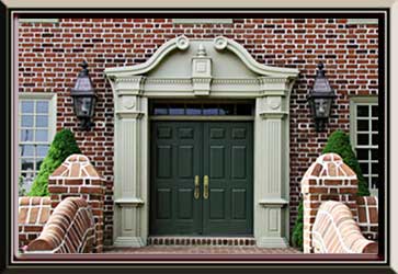 Architectural Details - Historic Entry Trim Restoration